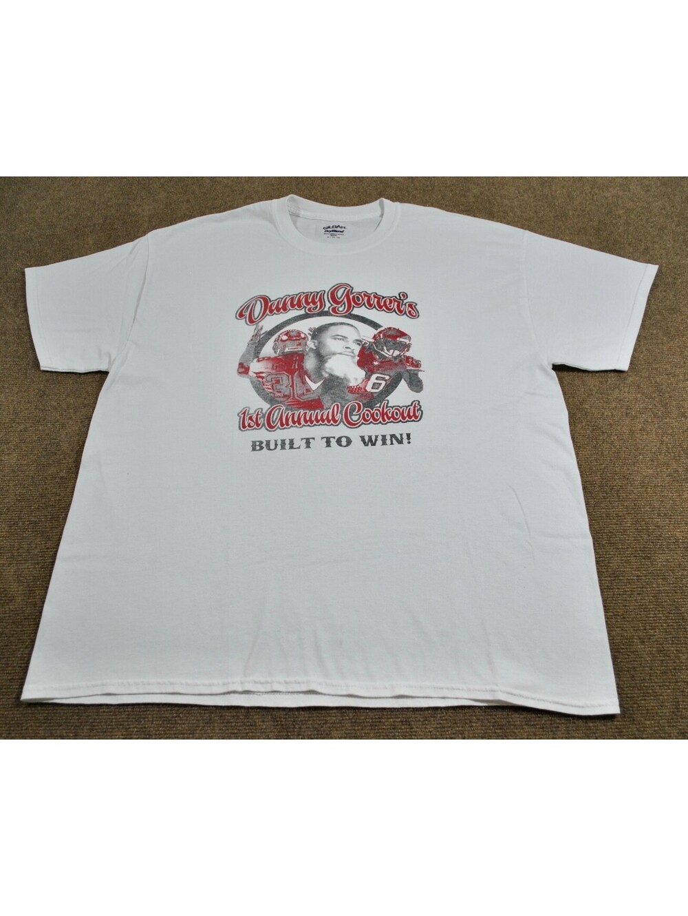 Texas A&M Aggies Danny Gorrer NFL Football Cookout White Shirt Size X-Large